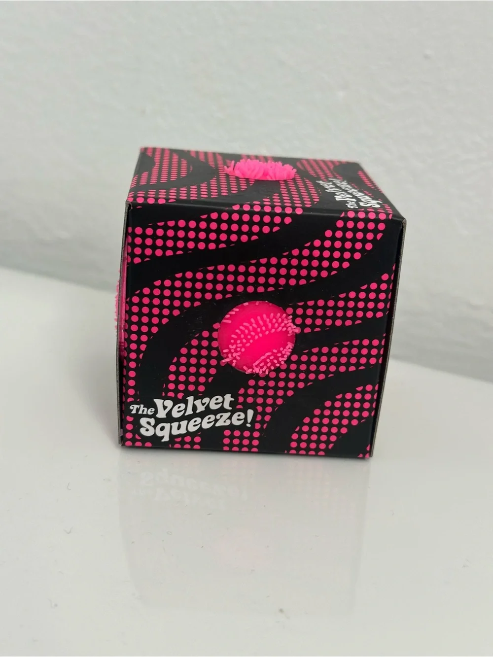 NeeDoh Fuzz Ball Wonder Waves - Bright Pink Sensory Toy